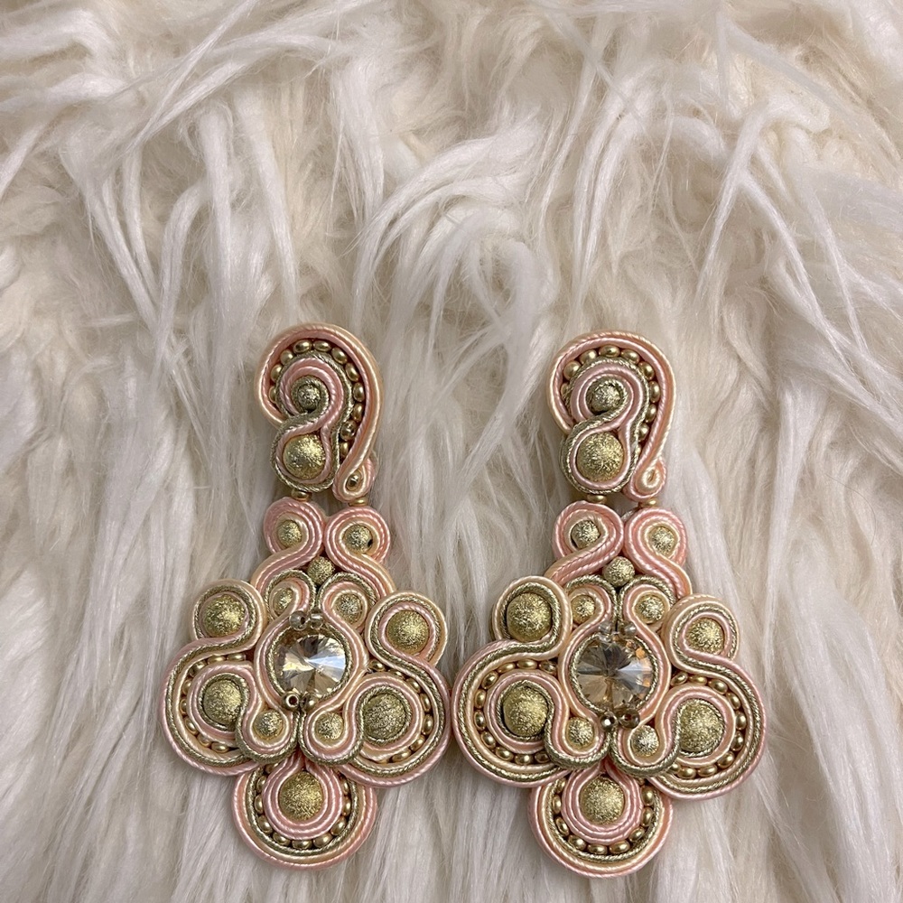 Handmade Soutache earring, Statement earrings, stunning earrings